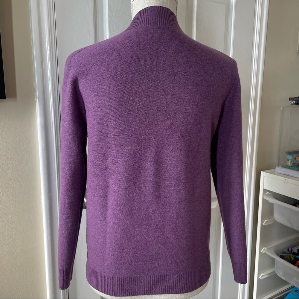 New Purple Women's 100% Wool Sweater (Size M) - Picture 5 of 8